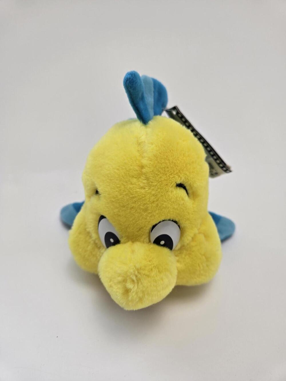 Disney Vintage Plush “Flounder” the Fish from The Little Mermaid (6 inch)